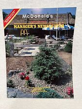 McDonald's Manager's Newsletter May 1983 VTG & RARE New Coffee cups, Gymnastics picture
