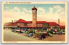 Oregon Portland The Union Station Vintage Postcard picture