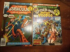 Marvel Comics Lot Bronze Age Team-Up 24 & Tomb Of Dracula 62 picture