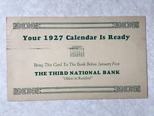 C2152 postcard postal card Rockford IL Illinois Third National Bank 1927 picture