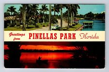 Pinellas Park FL-Florida, General Banner Greetings, Antique, Vintage Postcard picture