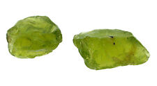 5.6 Gram Two San Carlos Arizona Apple Green Peridot  Gemstone Facet Rough EBS414 picture