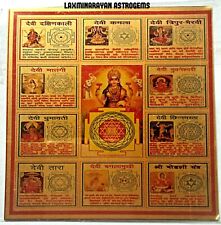 Dus MahaVidya Yantra Ten Avatars of Goddes Durga Shakti with Goddess Laxmi picture