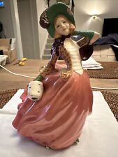 Royal Doulton 1800s England Porcelain “Autumn Breeze” 8in Tall- Beautiful picture