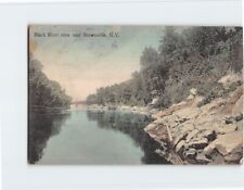 Postcard Black River View Near Brownville New York USA picture