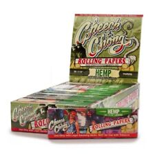 Cheech and Chong 1 1/4 Rolling Papers AUTHENTIC Hemp 50 Lvs/Pk 1/Pk USA SHIPPED picture