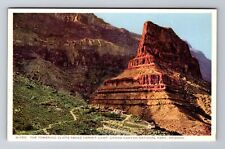 AZ- Arizona, Aerial Towering Cliffs Above Hermit Camp, Antique, Vintage Postcard picture
