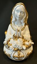 The Franklin Mint Ave Maria Hand-Painted Porcelain Music Box Statue Vintage picture