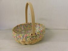 2002 Longaberger Easter Basket with Fabric Liner & Protector picture