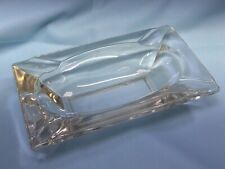 Vintage Glass Ashtray 8.5
