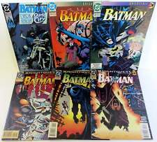 Batman Lot of 6 #453,498,496,502,507,508 DC Comics (1990) 1st Print Comic Books picture