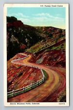 Denver CO-Colorado, Turkey Creek Canon, Antique, Vintage Souvenir Postcard picture