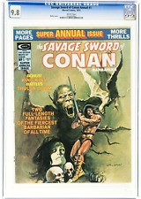 Savage Sword of Conan Annual #1 CGC 9.8 1975 Barry Windsor-Smith KULL John Jakes picture