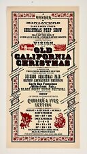 1970s Old California Christmas Victorian Fair San Francisco VTG Flyer Dickens  picture