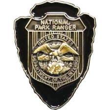 National Park Service Arrowhead pin Ranger NPS US Department of the Interior PBX picture