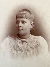 Philadelphia Cabinet Photo GERTRUDE EASTLACK MARTER ID'd Young Girl 1890 picture