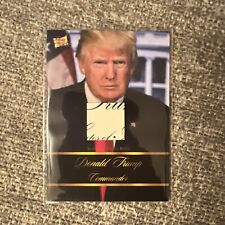 Donald Trump Commander DOCUMENT RELIC CARD PIECES OF THE PAST picture