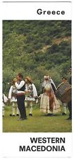 Vintage Western Macedonia Greece Travel Brochure Photo Images Map Tourist 1963 picture