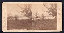 1890s Stereoview Photo Landing Clatsop Beach Oregon. H Fox Healdsburg California picture