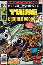 MARVEL TWO-In-ONE 41 (July 1978) Thing~Brother VooDoo~Black Panther~Wakonda  NM- picture