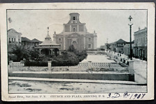 Puerto Rico, 1908 San Juan - France Paris, TARJETA POSTAL, POST CARD, Postmarked picture