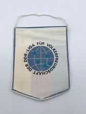 Vintage East German Beautiful Football Friendship Banner - UNISSUED  picture
