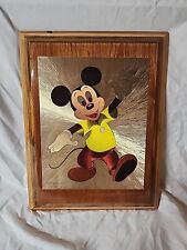 Mickey Mouse Foil Art Plaque Picture Walt Disney picture