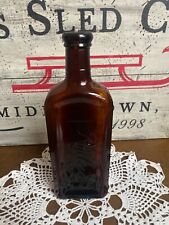 Antique Amber Glass Rawleigh's Ru-Me-ol Compound  Empty Bottle picture