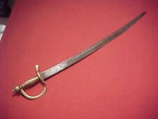 PRUSSIAN MODEL 1816 INFANTRY HANGER SWORD ~ ETCHED BLADE ~ UNIT MARKED picture
