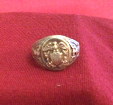 Vintage STERLING SILVER US NAVY ring size- 10.    L40 picture