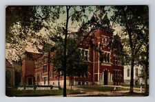 Delaware OH- Ohio, High School, Antique, Vintage Souvenir Postcard picture