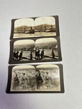 stereoscope cards, lot of 3, doughboy, Rhine, Germany, picture