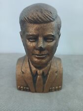 Vintage John F Kennedy JFK Head Bust Statue 1917-1963 Cast Iron picture