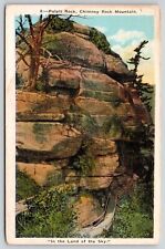 Pulpit Rock Chimney Rock Mountain Land Of The Sky Postcard picture