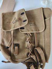 US ARMY M1912 WWI Calvery Medical And Ration Bag 1918. Very Rare.  picture