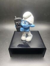 Brainy SMURF with Cell Phone McDonalds Happy Meal Toy 2011 picture