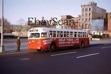 Original 35mm Kodachrome Slide SEPTA Bus Philadelphia Fire Department 1969 picture