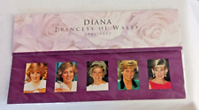 Princess Diana British Commonwealth Block Of 4 Official Legal Postage Stamps picture