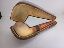 ANTIQUE MEERSCHAUM PIPE W/ CASE Late 1800s picture