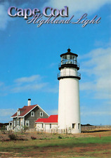 Postcard Highland Light, Truro, Cape Cod Massachusetts MA picture
