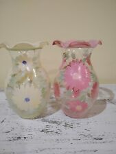 Two Beautiful Hand painted Vases - Daisies picture