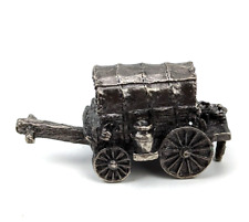 Vintage 1996 Collectible Liberty Falls Pewter Prairie Schooner Wagon Mini G1 picture
