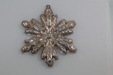1974 Gorham STERLING SILVER Annual Snowflake Christmas Ornament picture