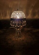Vintage Michelotti Boudoir Lamp W/ Clear Crystal Glass Lampshade.  8.5” Holland picture