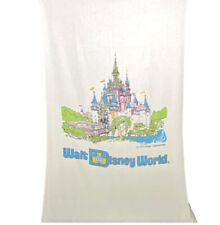 Vintage Walt Disney World  Beach Towel Cinderellas Castle 55” X 39” picture