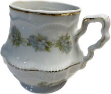 Z.S.&C. Bavarian Antique Porcelain Teacup Tea Cup Blue Floral picture