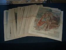 1924 LA PRENSA SPANISH NEWSPAPER LOT OF 15 - MALADADES - COLOR COMICS - NP 2895G picture