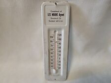 Standard Oil Les Moore Agent Sheldahl Metal Thermometer picture