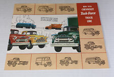 VTG 1956 Chevrolet Task Force Truck Line Brochure Lattof Arlington Hts IL Prop picture
