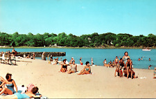 Greenwich Connecticut Byram Shore Beach Park Postcard Long Island Sound picture